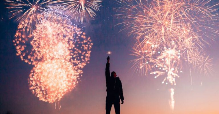 Festivals - Man With Fireworks